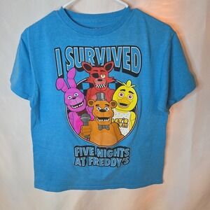 I Survived Five Nights At Freddie's Youth Size 10-12 Blue